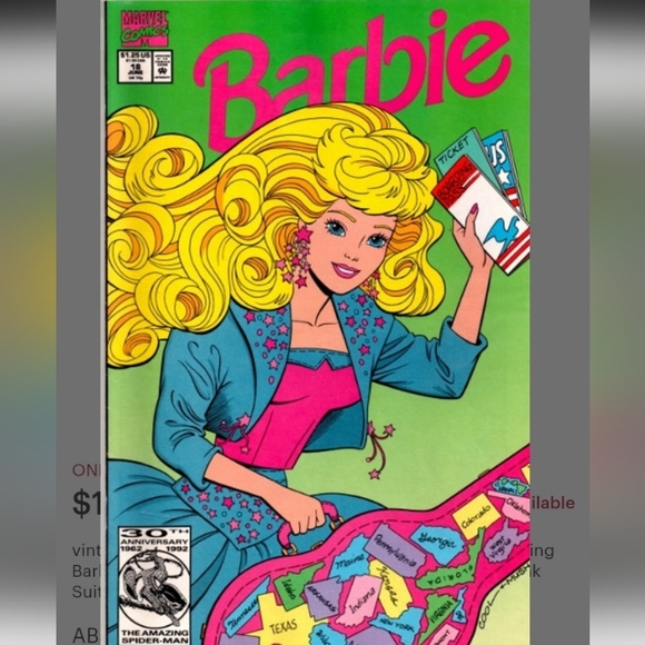 Barbie Other Vintage Barbie June 992 Marvel Comic Book Poshmark